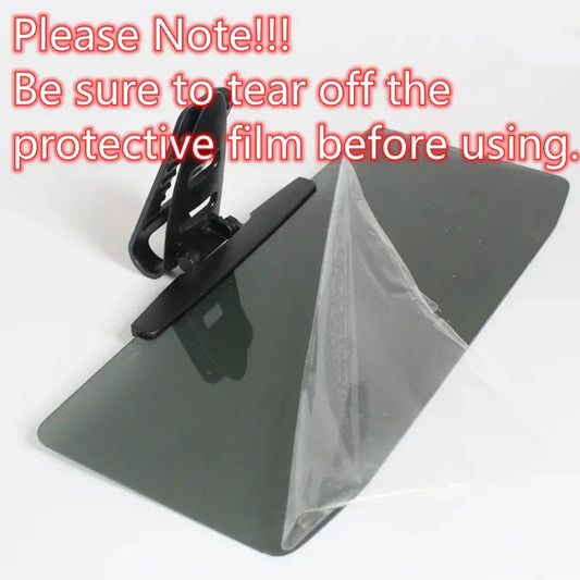 Car-Mounted Anti-Glare Mirror & UV Sunshade – Drive Safer, See Clearer